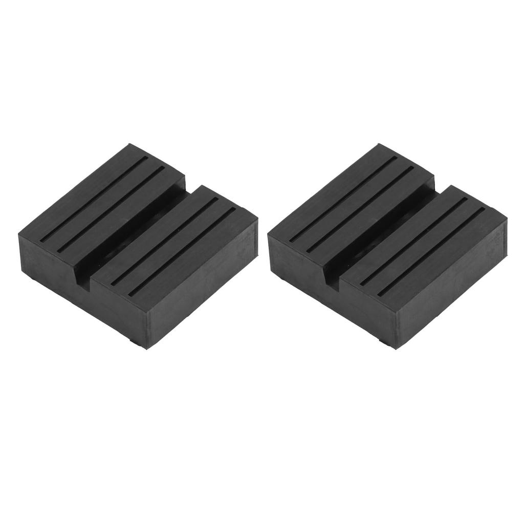 2 Pcs Jack Rubber Pad Universal Slotted Frame Rail Pad Adapter Good Crush Resistance Jack Lift Puck
