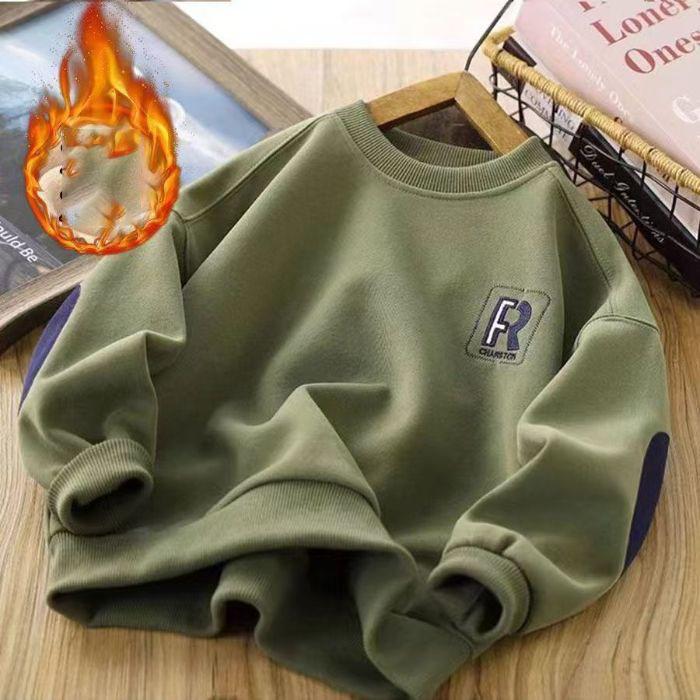 

Осень Детская Повседневная Толстовка Одежда Весна Мальчики Девочки Свободный Хлопковый Пуловер Большие Дети Теплая Спортивная Одежда Топы 5-14 Лет 160