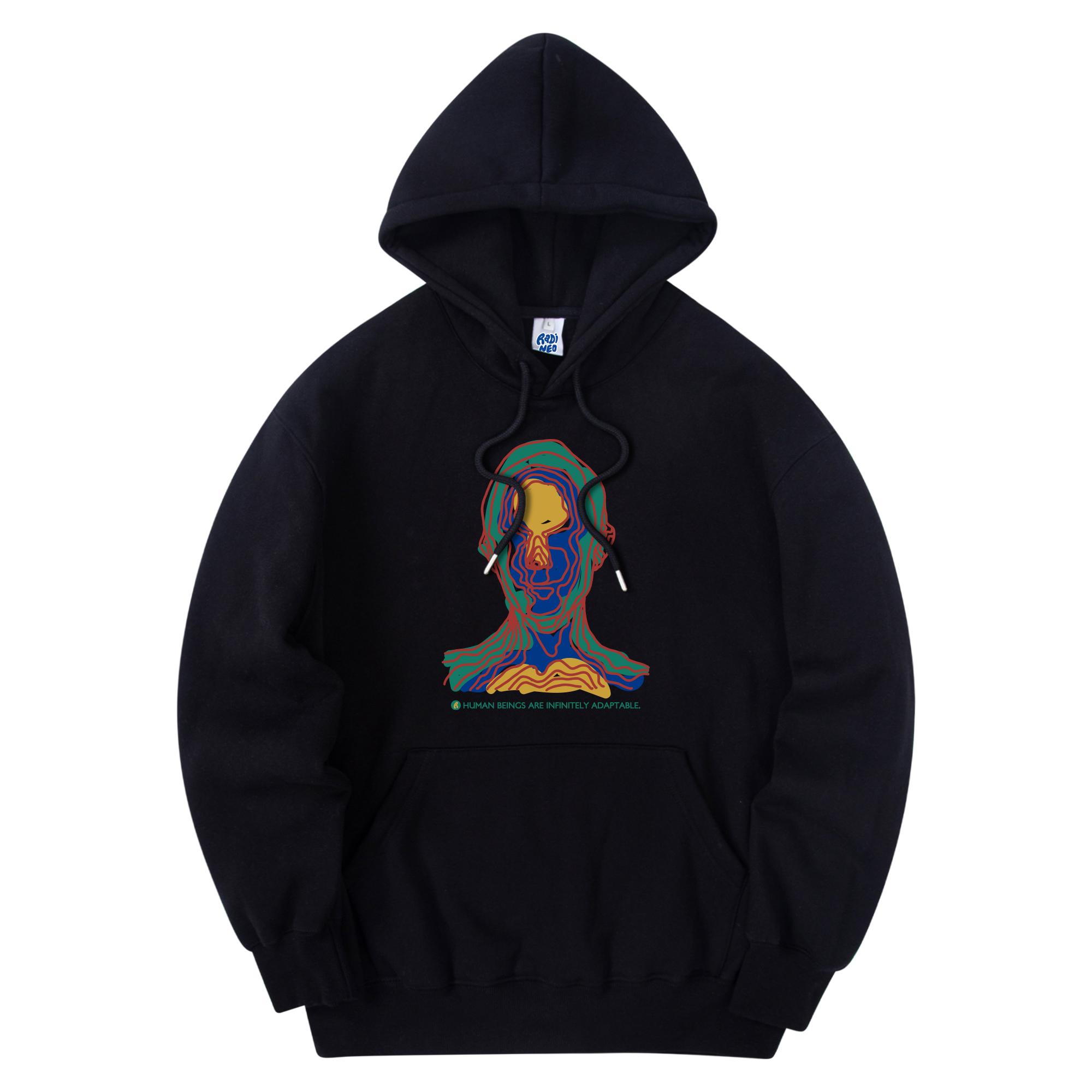 Radineo Humanity Hoodie Black Black (Black)/L