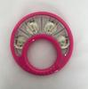 Orff Tambourine Ring Hand Held Drum Double Side Jingle Bells Children Enlightenment Music Toys Flower Model Percussion Toys