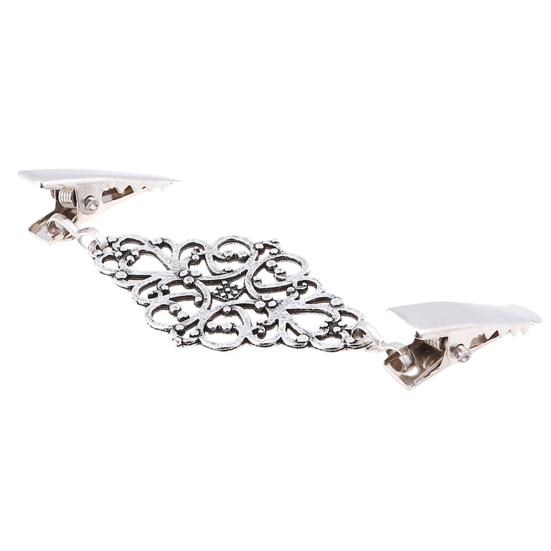 Kragenclip, robust, rostbeständig, Antikmuster, Vintage-Kragenclip für Pullover