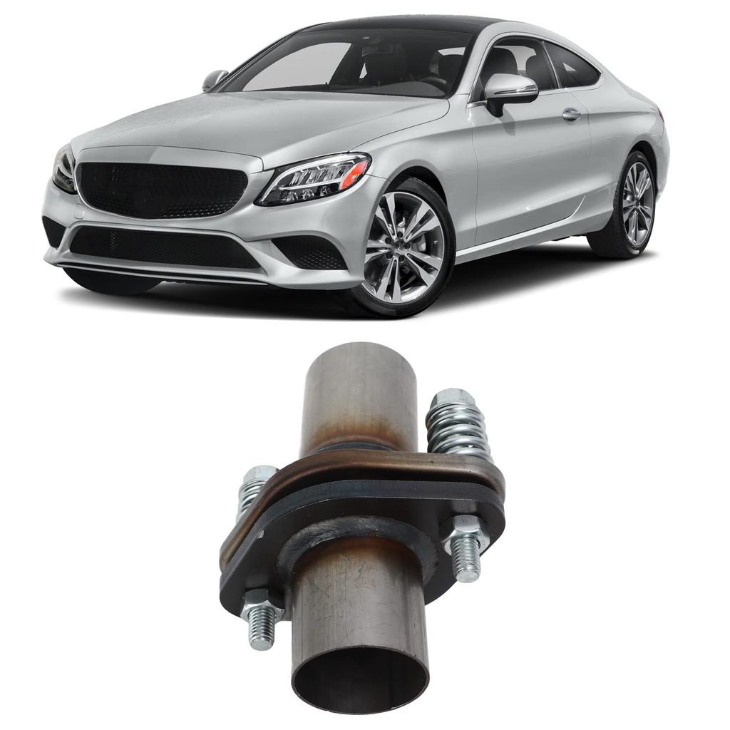 2 PCS Exhaust Spherical Joint Repair Flange Spring Bolt Kit Welding Stainless Steel Muffler Repair Flange Spring Bolt Tool