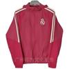 Men Women Hooded Windbreaker Jacket Soccer Training Coat Outdoor Sportswear Lightweight Breathable