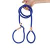 Solid Rope Dog Leash Adjustable Loop Thick Design No Pull Dog Leash Shock-Absorbing Durable Pet Leashes Dog Walking