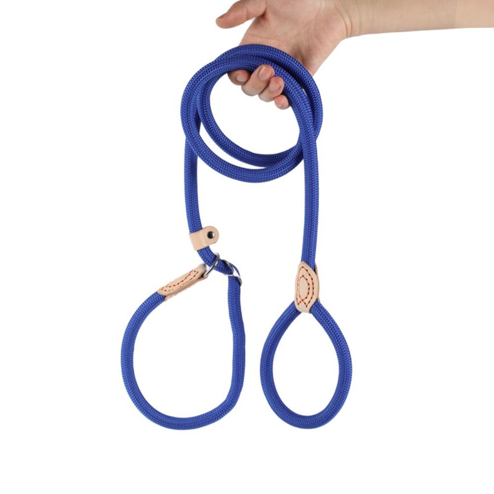 Solid Rope Dog Leash Adjustable Loop Thick Design No Pull Dog Leash Shock-Absorbing Durable Pet Leashes Dog Walking