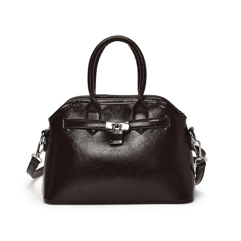 

Новинки этого года - популярные, высококлассные портативные сумки-ракушки, корейская мода, французский деловой стиль, сумки-мессенджеры из кожи с масляной восковой пропиткой для женщин