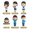 3D Irasutoya Trading Figure 01 Non-Scale PVC Painted Finished Trading Figures, Box of 6