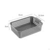 6 Pieces Desktop Storage Basket Bins Vanity Trays Paper Baskets Decor Organizer
