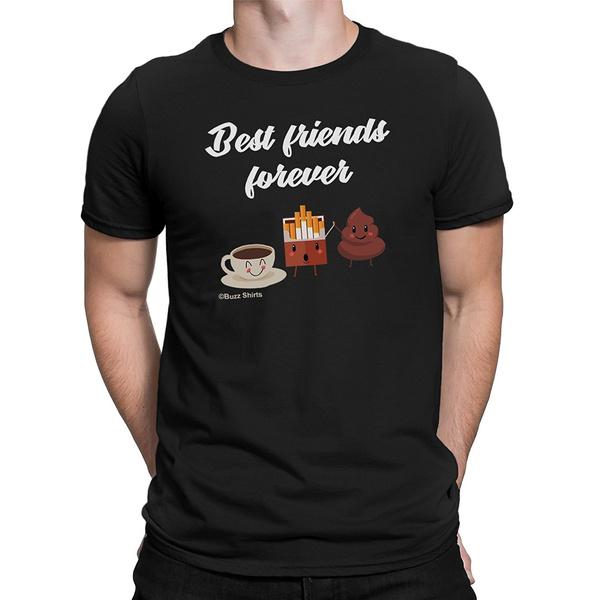 Unisexs Funny TShirt Top Best Friends Forever Christmas Birthday Gift Summer Fashion Funny Printing Casual Cotton T Shirt