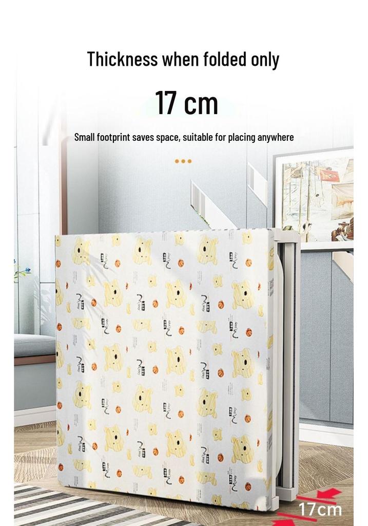 Portable Folding Bed: Ideal for Home, Office, Rental Room, or Care Needs