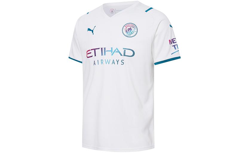 PUMA Manchester City Football Club Soccer Jerseys Men s White Moderate Straight Fit 759211-02 XL