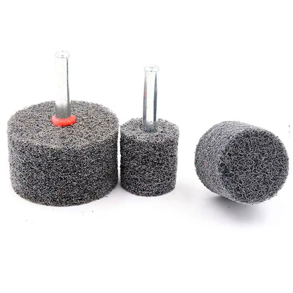 5Pcs 6mm 1/4" Shank Polishing Wheel 20/25/30/40/50mm Sharpening Head Durable Grinding Head