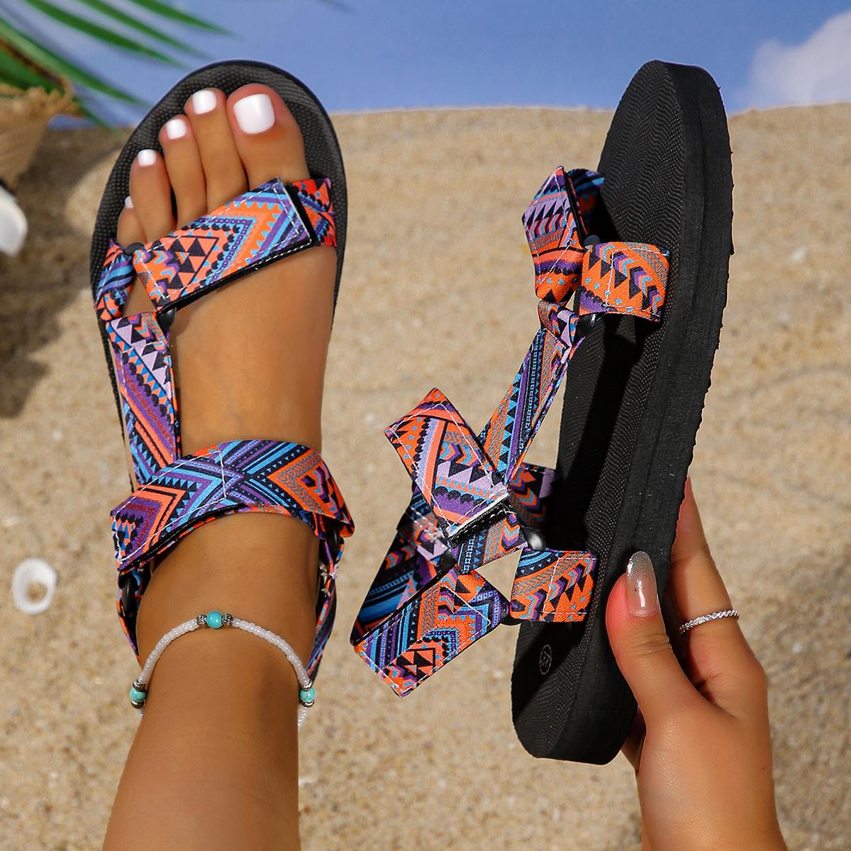 Летние женские сандалии на плоской подошве 2024 года — фото 5