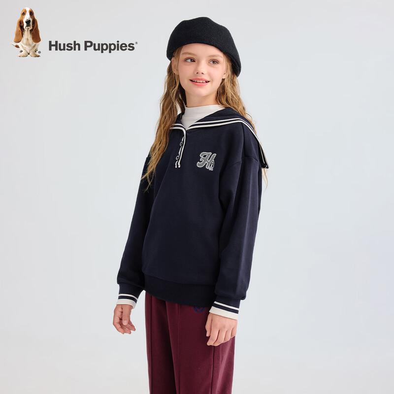 Hush Puppies Girls' Sweet Sailor Collar Pullover Sweatshirt