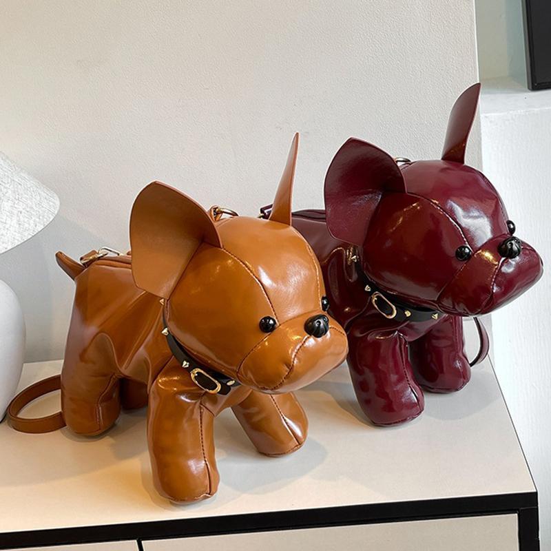 SCIONE Geantă Crossbody Păpușă Stereo Cățeluș Drăguț 2025 Nouă Originală Personalitate Păpușă Geantă de Umăr Animal PU Impermeabilă Geantă Messenger