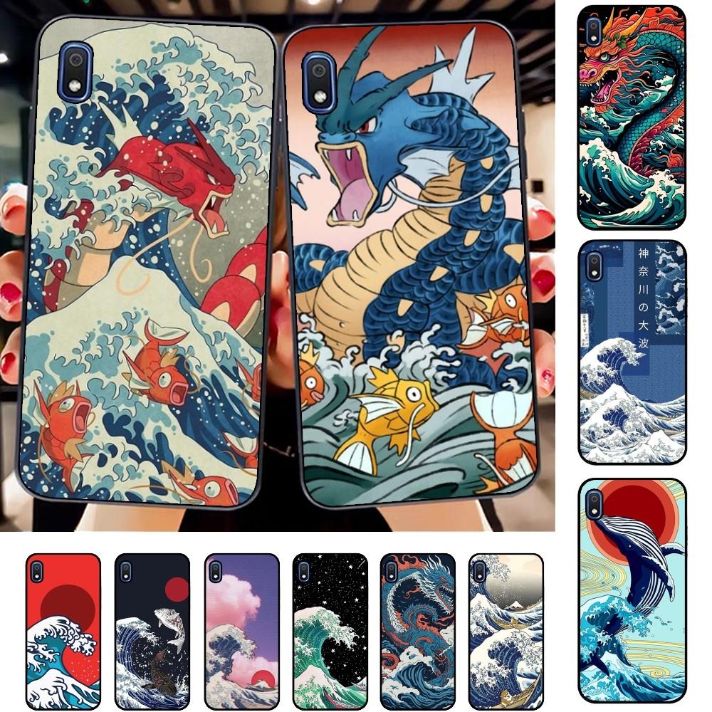 Japanese Wave Anime Dragon Phone Case For Samsung A 10 11 12 13 20 21 22 30 31 32 40 51 52 53 70 71 72 73 91 13 Shell