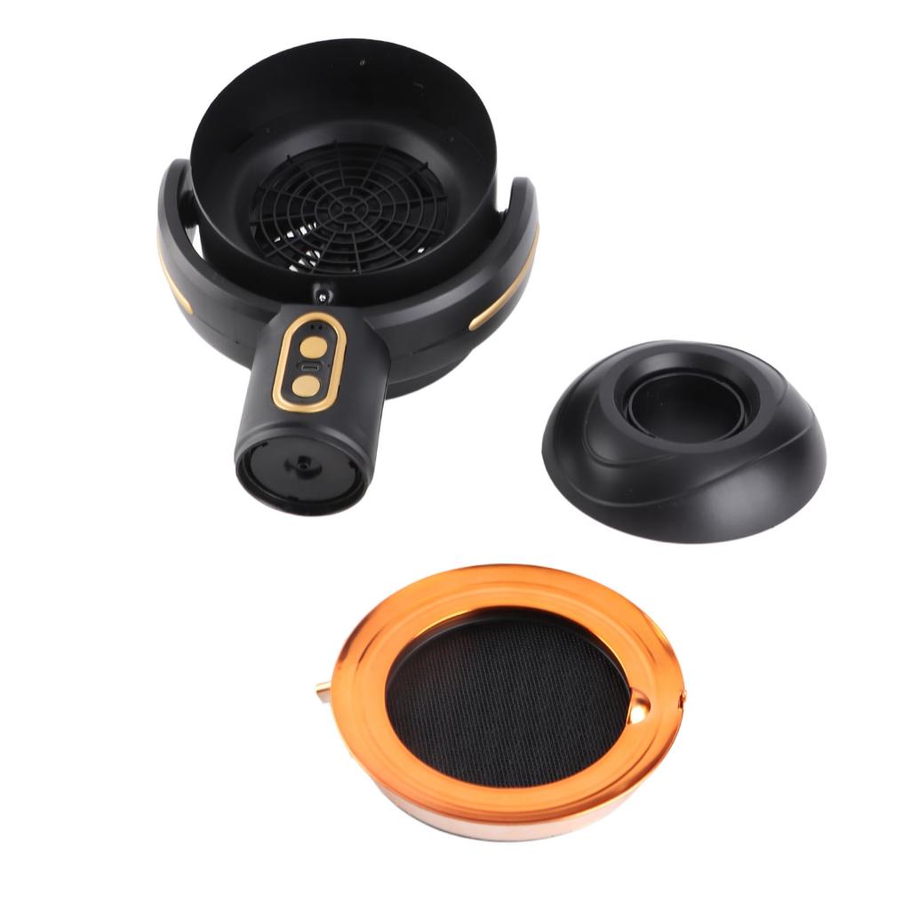 Portable Range Hood Rechargeable Negative Ion Desktop Range Hood with 2 Speed Detachable Filter Oil