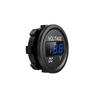 DC 12V 24V Waterproof Car Voltmeter LED Digital Display Panel Round Voltage Gauge for Car Motorcycle Truck Boat ATV UTV