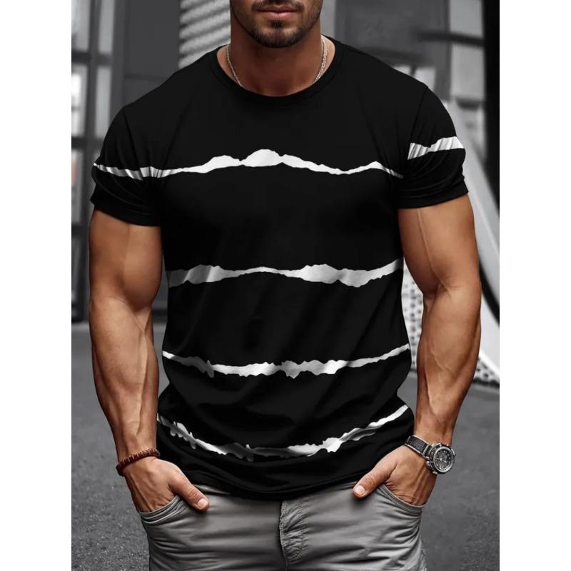 T-shirt Crâne de Noël T-shirt Crâne Amusant Haut à Manches Courtes Décontracté pour Homme X