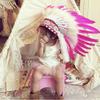 Children's Indian Chief Feather Headdress Prop for Parties