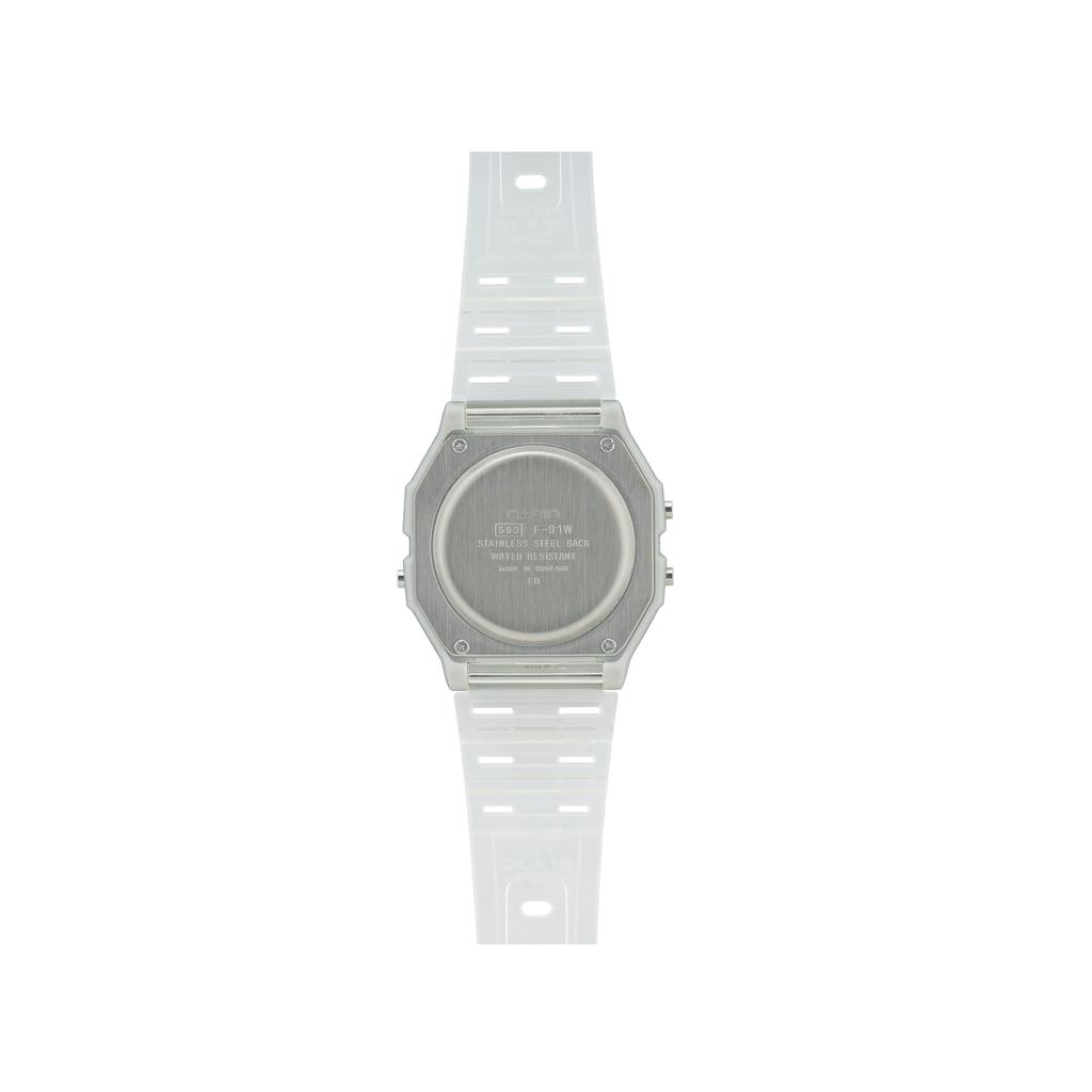 Casio General Series Waterproof Small Square Quartz Watch Unisex Watches Black White F-91WM-7A&F-91WS-7OS