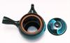 Kakuni Mino Ware Relaxing Teapot, Emerald Green (with Strainer), Approx. 390ml Capacity, Perfect for Green Tea and Japanese Tea, Made In Japan, K11244