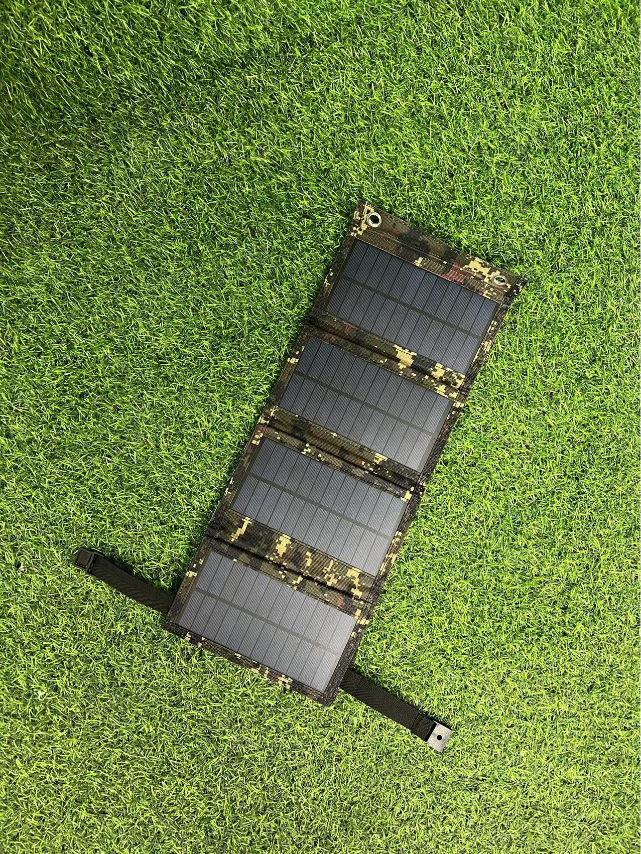 

Портативный комплект солнечного зарядного устройства с USB-портом и гибкой складной панелью