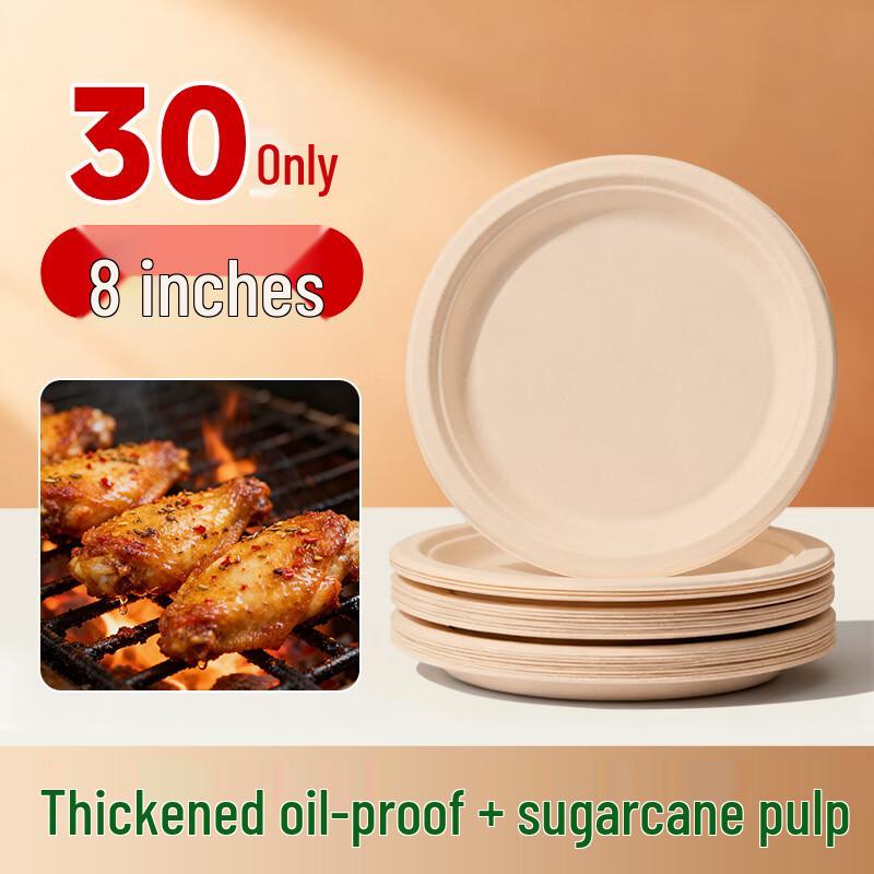 Shaolu Disposable Sugarcane Pulp Plates