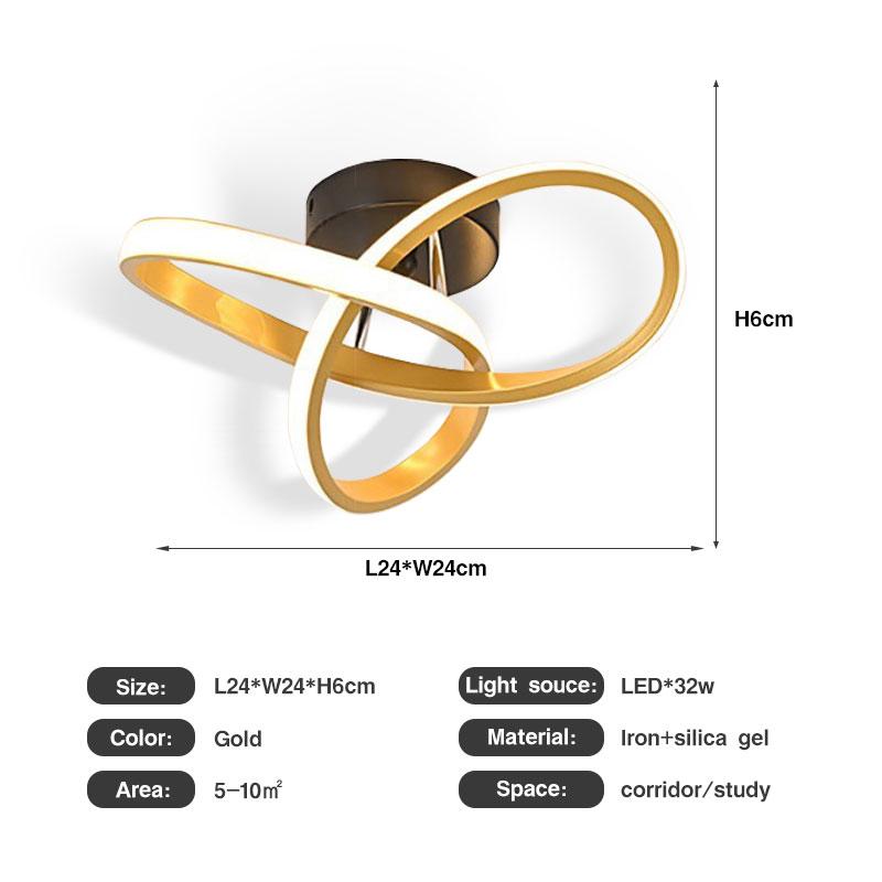 

Скандинавские черно-белые светодиодные потолочные светильники, люстры для коридора, балкона, интерьер, светодиодный потолочный светильник, декор для дома AC85-265V Cool White No RC