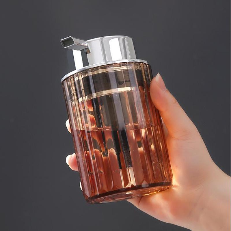 300Ml Hands Foaming Soap Dispenser For Bathroom Liquid Soap Mousse Bottle Refillable Kitchen Push-Type Dish Soap Container