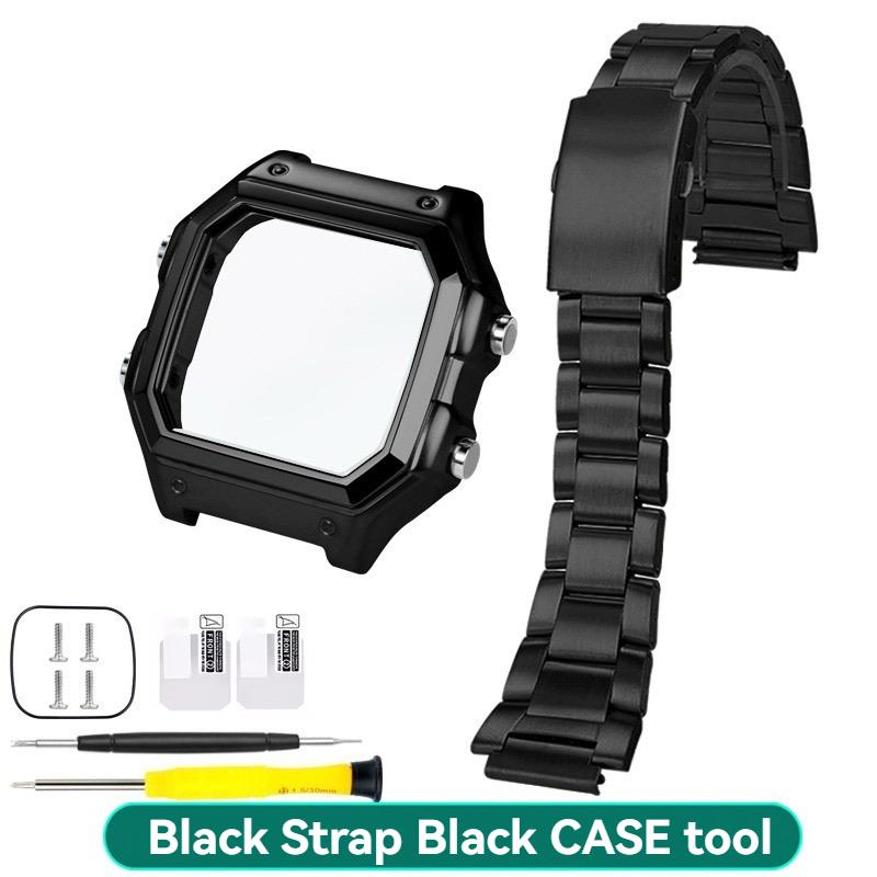 for Casio AE1200 Full Metal 304 Stainless Steel Case Bezel & Glass Set with Waterproof Gasket AE-1200WH 3299 | Watch Upgrade