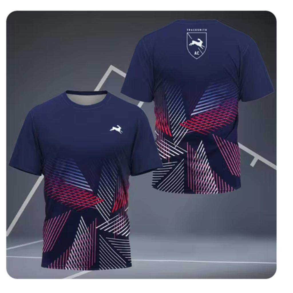 Men's Golf Sports T-shirt Badminton Training Short Sleeve T Shirt Big Size Loose Gym Fitness Outdoor Running Quick Dry Clothing