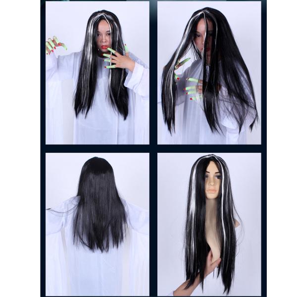 blonde wig side part