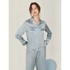 Silk Pajamas Set, Women's Lace Long Sleeved, Elegant Simplicity Home Fury.