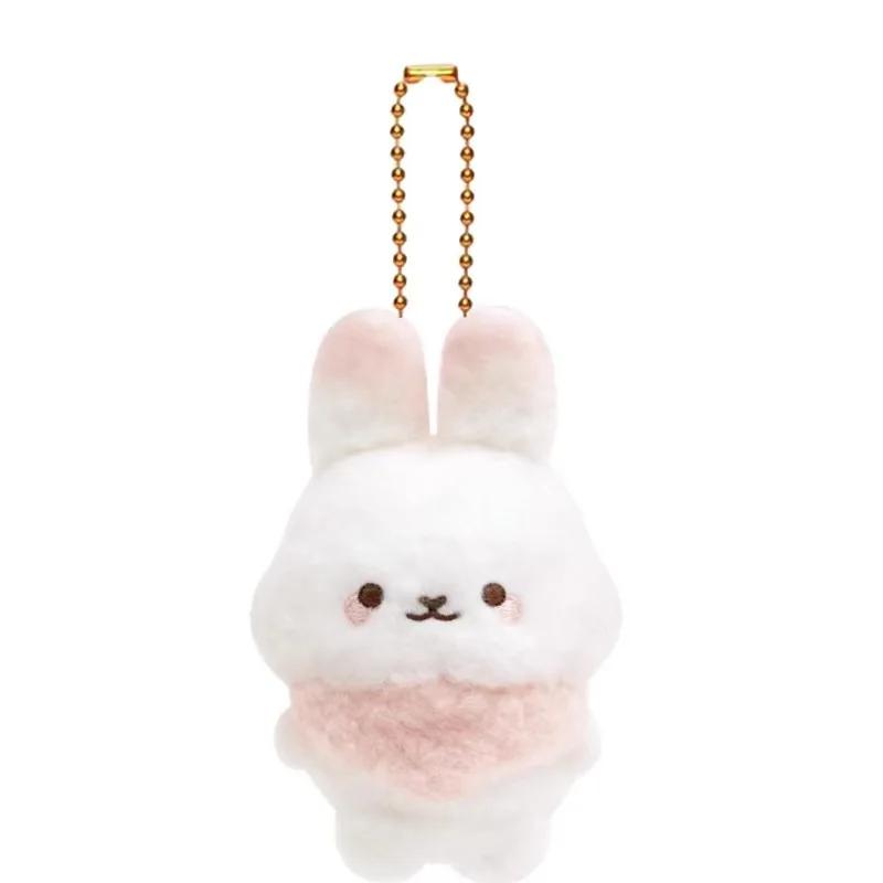 Kawaii Animal Rilakkuma Plush Keychain Cotton Rabbit Mouse Bag Pendant Kawaii Fox Cat Soft Stuffed Accessories For Gril Gift