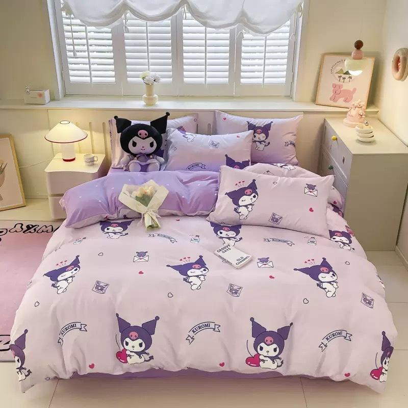Bed Three-Piece Set, Digital Printing Cartoon Series Double-Sided Printing Three-Piece Set