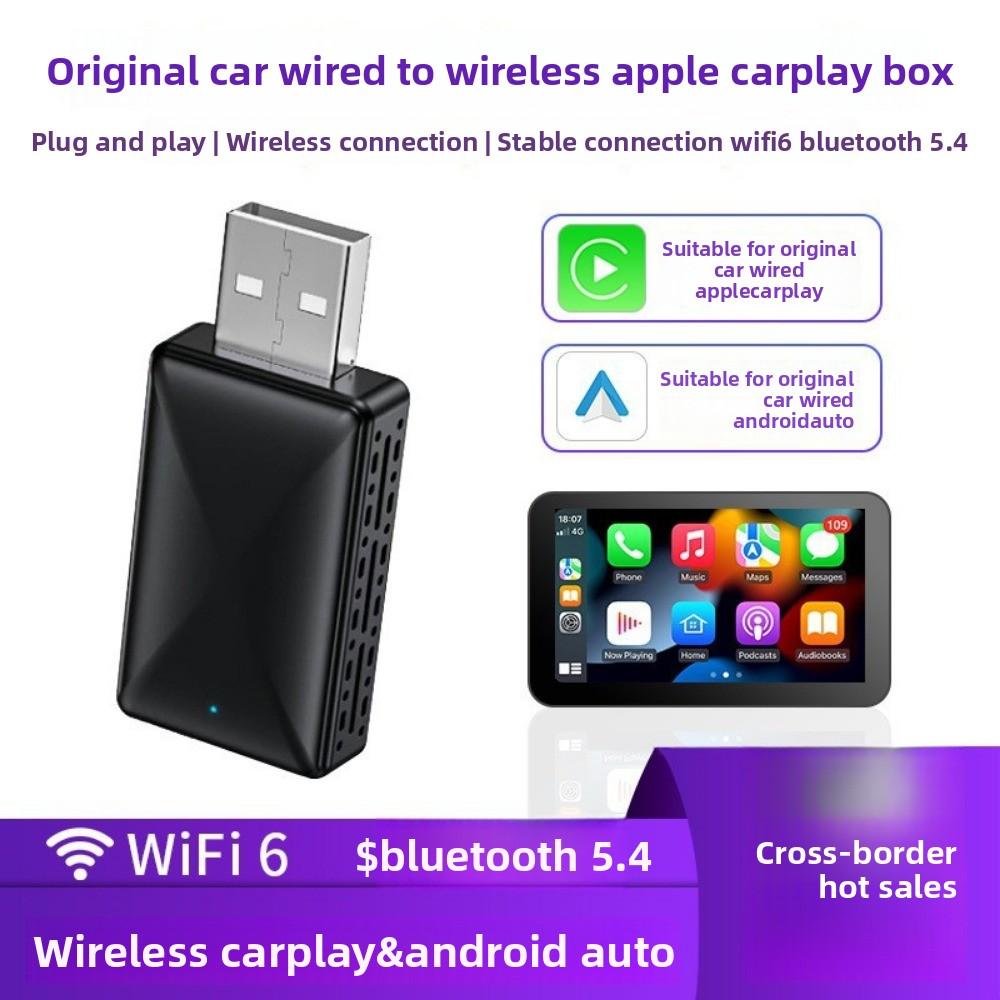 Kabellose iPhone CarPlay Box Auto-Adapter Konvertiert Kabelgebundenes in Kabelloses CarPlay für iPhone Nahtlose Konnektivität