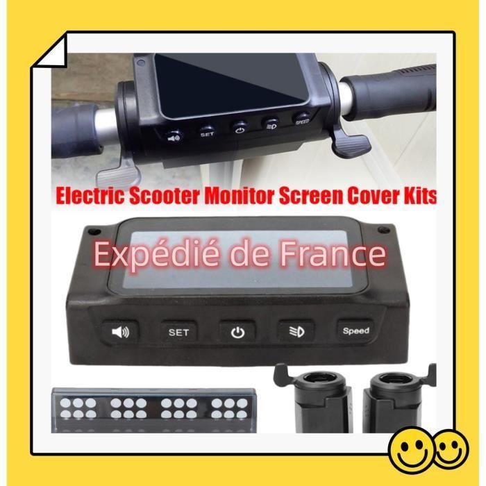 Couvercle d'écran pour trottinette électrique Kugoo - MOOHOP - Noir - Résistant à l'usure - Boîtier en plastique