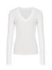 2025 Autumn/Winter Women's V-Neck Slim Fit Long Sleeve Base Layer Top