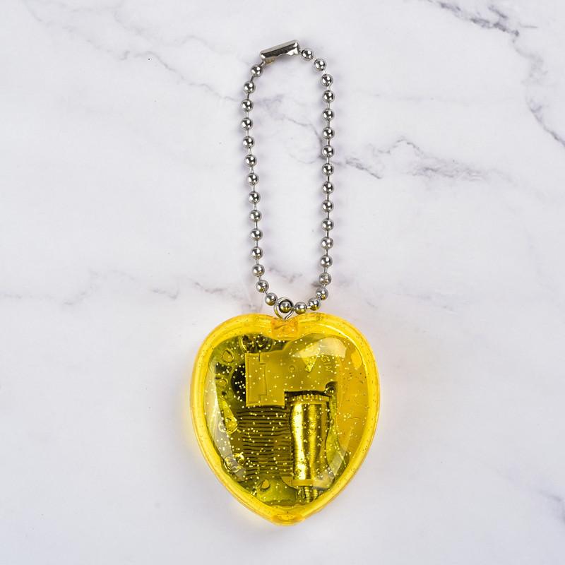 Creative craft gift heart-shaped keychain pendant music box music box music box travel souvenir children's toy