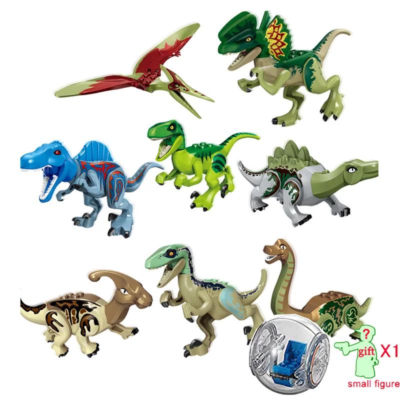 

Світ Юрського періоду Будівельні блоки Фігурки динозаврів Цеглинки З Гіросферою для втечі Тиранозавр Індомінус I-Rex Збірка Дитячі іграшки
