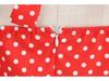 2023 Retro Polka Dot Halter Neck Backless Waist-Cinched Flare Skirt
