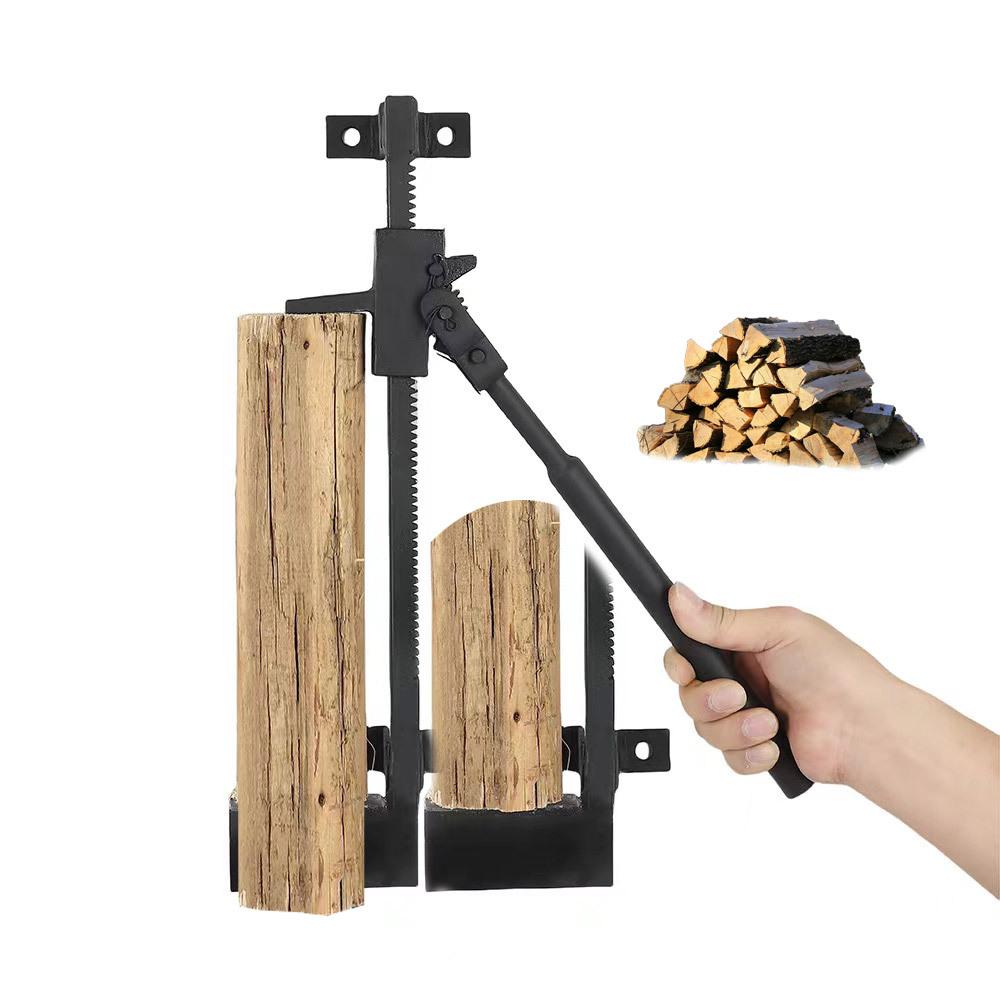 Manual Wall‑Mounted Wood Splitter For Fireplace Home Commercial Outdoor Use
