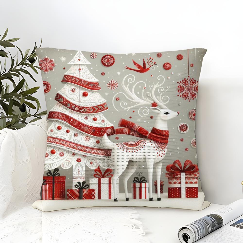 Nordic Style Classic Doll Print Pillow Case Linen Pillow Case Sofa Home Decor Cushion Cover Cushion Cove