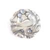 Tolle Brosche 123 Taube Vogel Motiv Mondstein Silber SV925 Damen Gebraucht