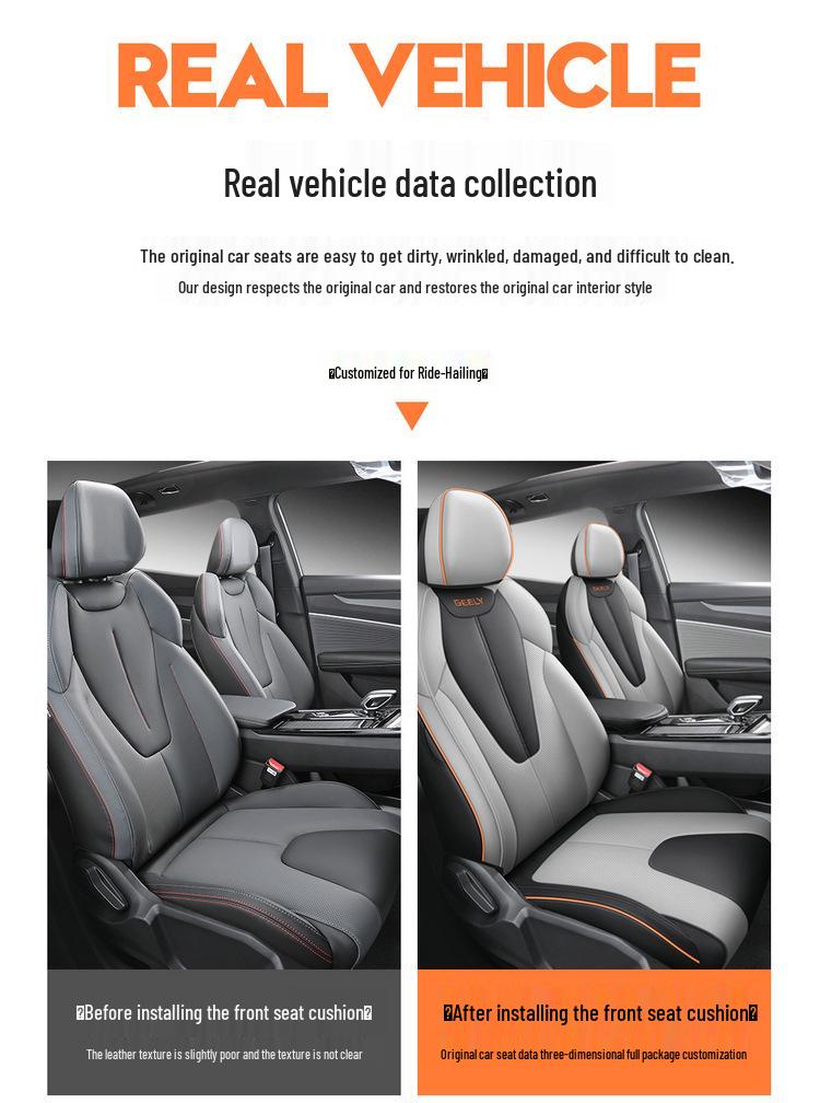 2026 Geely Boyue Perforated Leather Seat Covers - Four Seasons Full Coverage Cushions