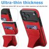 Foldable Kickstand Leather Phone Case For iPhone 17 Pro Max 16 Plus 15 14 13 12 Protective Credit Card Slots Kickstand Cover