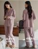 Xuan Liang Pajamas Women's Spring and Autumn Collection Pure Cotton Long Sleeve New Casual Simple Cotton Home Furnishing Set