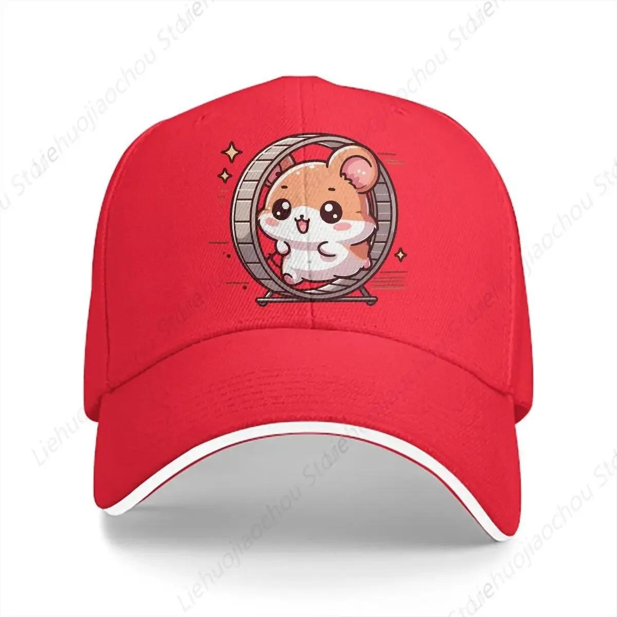 

Washed Unisex s Baseball Cap Go Speed Sports Snapback Caps Dad Hat Cute Hamster Animal Golf Hats One Size