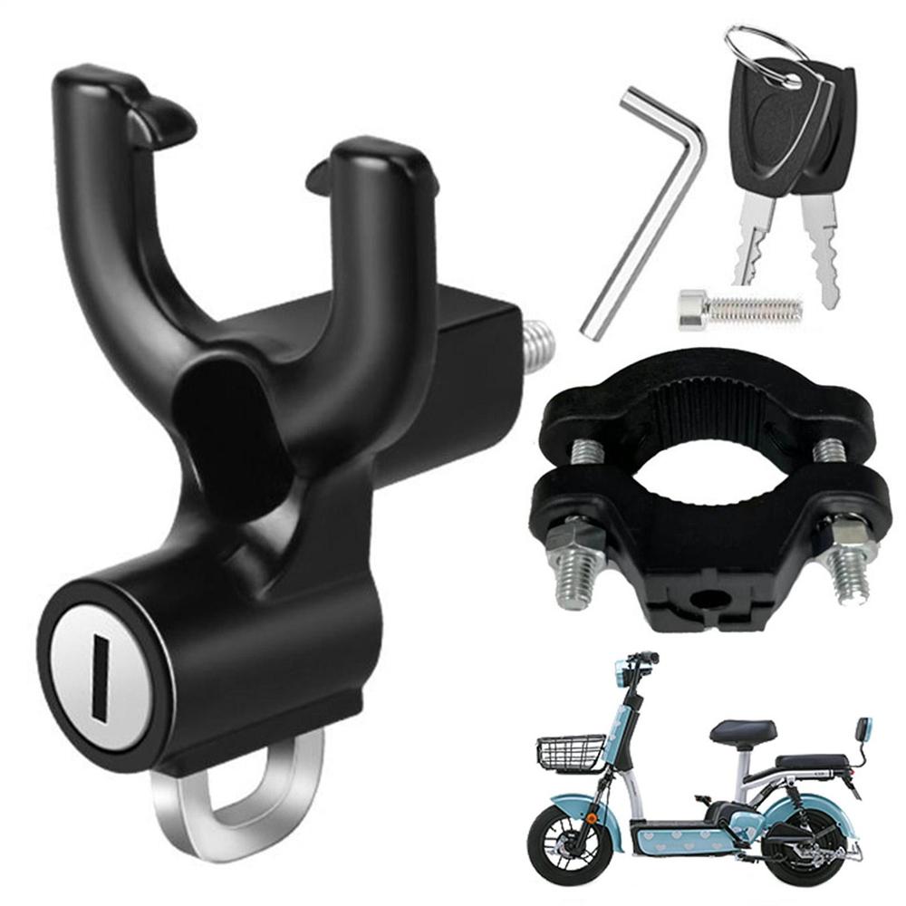 Universal Alloy Motorbike Bike Helmets Lock Hangings Hook | 2 In 1 Tamper-Proof